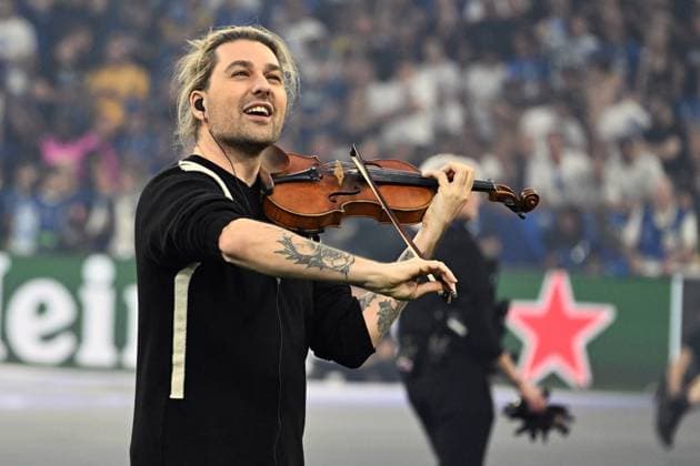31.05.2025, xsltx, Fussball UEFA Champions League Finale 2025, Paris St.Germain - Inter Mailand v.l. David Garrett (DFL DFB REGULATIONS PROHIBIT ANY USE OF PHOTOGRAPHS as IMAGE SEQUENCES and or QUASI-VIDEO) Muenchen