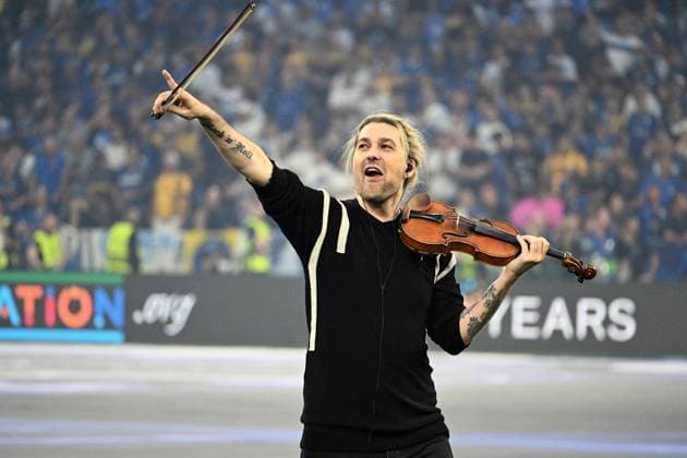 31.05.2025, xsltx, Fussball UEFA Champions League Finale 2025, Paris St.Germain - Inter Mailand v.l. David Garrett (DFL DFB REGULATIONS PROHIBIT ANY USE OF PHOTOGRAPHS as IMAGE SEQUENCES and or QUASI-VIDEO) Muenchen