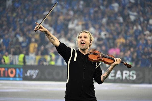 31.05.2025, xsltx, Fussball UEFA Champions League Finale 2025, Paris St.Germain - Inter Mailand v.l. David Garrett (DFL DFB REGULATIONS PROHIBIT ANY USE OF PHOTOGRAPHS as IMAGE SEQUENCES and or QUASI-VIDEO) Muenchen