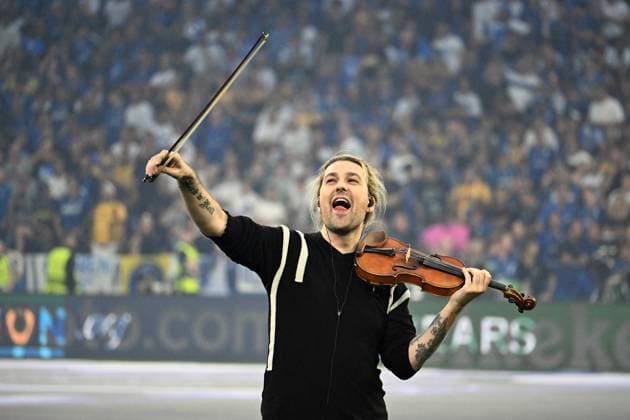 Sport Bilder des Tages 31.05.2025, xsltx, Fussball UEFA Champions League Finale 2025, Paris St.Germain - Inter Mailand v.l. David Garrett (DFL DFB REGULATIONS PROHIBIT ANY USE OF PHOTOGRAPHS as IMAGE SEQUENCES and or QUASI-VIDEO) Muenchen