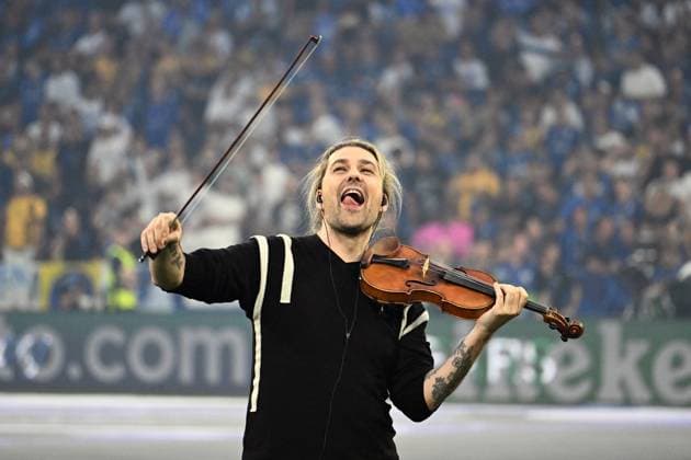 31.05.2025, xsltx, Fussball UEFA Champions League Finale 2025, Paris St.Germain - Inter Mailand v.l. David Garrett (DFL DFB REGULATIONS PROHIBIT ANY USE OF PHOTOGRAPHS as IMAGE SEQUENCES and or QUASI-VIDEO) Muenchen
