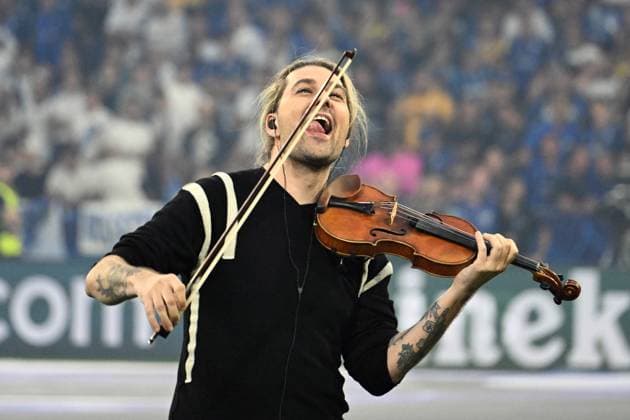 31.05.2025, xsltx, Fussball UEFA Champions League Finale 2025, Paris St.Germain - Inter Mailand v.l. David Garrett (DFL DFB REGULATIONS PROHIBIT ANY USE OF PHOTOGRAPHS as IMAGE SEQUENCES and or QUASI-VIDEO) Muenchen