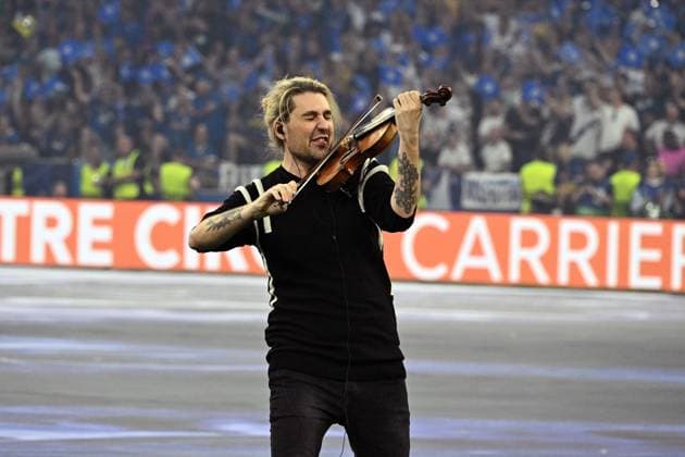 31.05.2025, xsltx, Fussball UEFA Champions League Finale 2025, Paris St.Germain - Inter Mailand v.l. David Garrett (DFL DFB REGULATIONS PROHIBIT ANY USE OF PHOTOGRAPHS as IMAGE SEQUENCES and or QUASI-VIDEO) Muenchen
