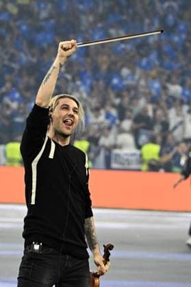 31.05.2025, xsltx, Fussball UEFA Champions League Finale 2025, Paris St.Germain - Inter Mailand v.l. David Garrett (DFL DFB REGULATIONS PROHIBIT ANY USE OF PHOTOGRAPHS as IMAGE SEQUENCES and or QUASI-VIDEO) Muenchen