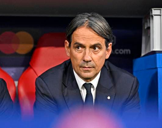 31.05.2025, Fussball UEFA Championsleague Finale 2025: Paris St. Germain - Inter Mailand, in der Allianz-Arena München. Trainer Simone Inzaghi (Inter Mailand)