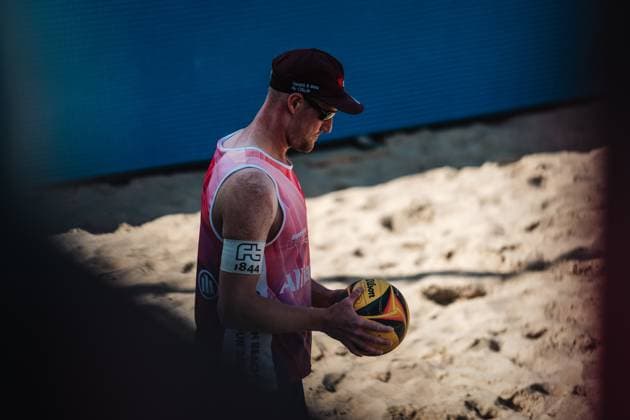 Beachvolleyball Männer Allianz German Beach Tour 2025 Tourstop Hamburg 31.05.2025 Yannick Harms Hamburg Active City Arena Heiligengeistf Hamburg Deutschland