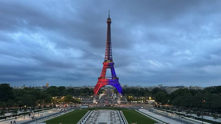 Sport Themen der Woche KW22 UEFA Champions League final match: Paris Saint-Germain v Inter Milan PARIS, FRANCE - MAY 31: Eiffel Tower is illuminated after PSG s goal during UEFA Champions League final match between Paris Saint-Germain and Inter Milan, in Paris, France on May 31, 2025. Mohamad Salaheldin Abdelg Alsayed Anadolu Ile-de-France France. Editorial use only. Please get in touch for any other usage.  Copyright: x2025xAnadoluxMohamadxSalaheldinxAbdelgxAlsayedx