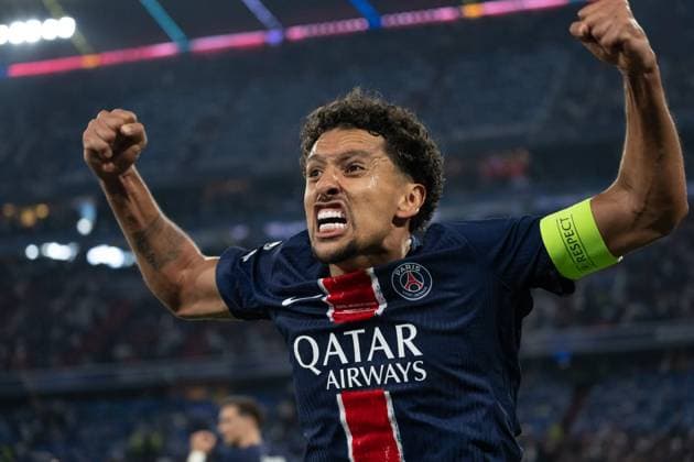 Tor zum 3:0 durch Desire Doue (Paris Saint-Germain, 14), Jubel, Torjubel. Marquinhos (Paris Saint-Germain, 05) GER, Paris Saint-Germain vs. Inter Mailand, Fussball, Herren, UEFA Champions League Finale Muenchen 2025, Spielzeit 2024 2025, 31.05.2025, GER, Paris Saint-Germain vs. Inter Mailand, Fussball, Herren, UEFA Champions League Finale Muenchen 2025, Spielzeit 2024 2025, 31.05.2025 Muenchen Copyright: xEibner-Pressefoto WolfgangxFrankx EP_WFK