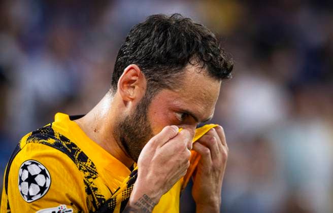 Munich, Germany. 31st Mar 2025. Hakan Calhanoglu (Inter) Paris Saint-Germain - Inter Mailand 31.05.2025