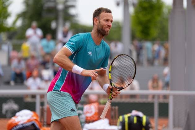 2025-05-31 French Open Roland Garros PARIS, FRANCE - MAY 31: Michael Venus of New Zealand during the French Open at Roland Garros on May 31, 2025 in Paris, France. Paris Roland Garros France Content not available for redistribution in The Netherlands directly or indirectly through any third parties. Copyright: xMarleenxFouchierx