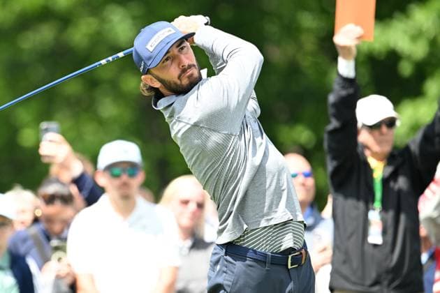 May 31, 2025: Max Homa (USA) drives on the 1st hole during Round 3 of the Memorial Tournament in Dublin, Ohio. Cal Media Dublin USA - ZUMAc04_ 20250531_zma_c04_115 Copyright: xBrentxClarkx