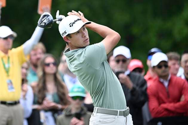 PGA, Golf Herren 2025: The Memorial Tournament MAY 31 May 31, 2025: Collin Morikawa (USA) drives on the 1st hole during Round 3 of the Memorial Tournament in Dublin, Ohio. Brent Clark Cal Media (Credit Image: Â Brent Clark Cal Sport Media) Dublin Oh USA EDITORIAL USE ONLY Copyright: xx ZUMA-20250531_zma_c04_120.jpg BrentxClarkx csmphotothree388683