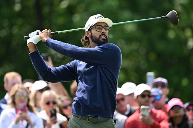 PGA, Golf Herren 2025: The Memorial Tournament MAY 31 May 31, 2025: Akshay Bhatia (USA) drives on the 1st hole during Round 3 of the Memorial Tournament in Dublin, Ohio. Brent Clark Cal Media (Credit Image: Brent Clark Cal Sport Media) Dublin Oh USA EDITORIAL USE ONLY Copyright: xx ZUMA-20250531_zma_c04_117.jpg BrentxClarkx csmphotothree388686