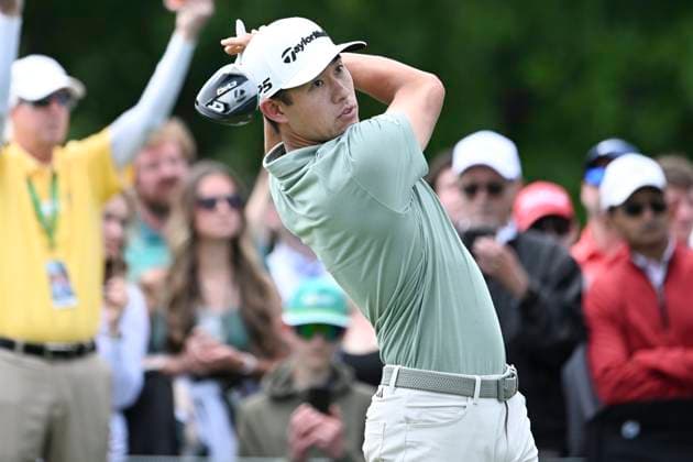 PGA, Golf Herren 2025: The Memorial Tournament MAY 31 May 31, 2025: Collin Morikawa (USA) drives on the 1st hole during Round 3 of the Memorial Tournament in Dublin, Ohio. Brent Clark Cal Media (Credit Image: Â Brent Clark Cal Sport Media) Dublin Oh USA EDITORIAL USE ONLY Copyright: xx ZUMA-20250531_zma_c04_130.jpg BrentxClarkx csmphotothree388701