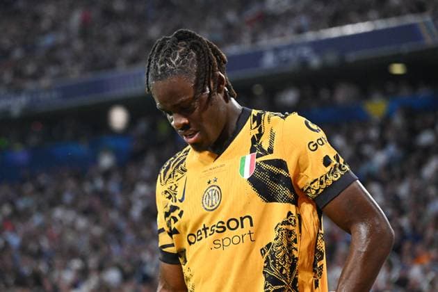 Yann Aurel Bisseck of FC Internazionale Milan during the match of Uefa Champions League Final between Paris and Inter at the Munich Football Arena on May 31, 2025 in Rome, Italy. during Final - Paris Saint-Germain FC vs Inter - Internazionale, UEFA Champions League football match in Munich, Germany, May 31 2025  Copyright: xRobertoxRamaccia IPAxSportx xipa-agency.netx xx IPA_58471280 IPA_Agency_IPA58471280