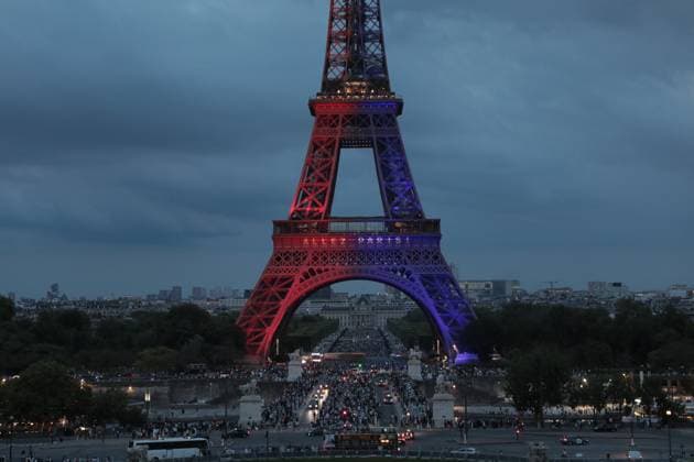 UEFA Champions League final match: Paris Saint-Germain v Inter Milan PARIS, FRANCE - MAY 31: Eiffel Tower is illuminated after PSG s goal during UEFA Champions League final match between Paris Saint-Germain and Inter Milan, in Paris, France on May 31, 2025. Mohamad Salaheldin Abdelg Alsayed Anadolu Paris France. Editorial use only. Please get in touch for any other usage.  Copyright: x2025xAnadoluxMohamadxSalaheldinxAbdelgxAlsayedx
