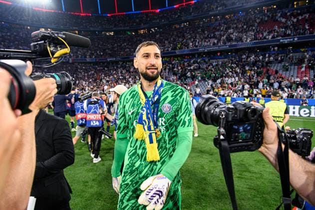 MUNICH, GERMANY - 31 MAY, 2025: Gianluigi Donnarumma - The final UEFA Champions League match Paris Saint-Germain, PSG vs FC Internazionale Milano, Inter at Allianz Arena.  Copyright: xVitaliixKliuievx
