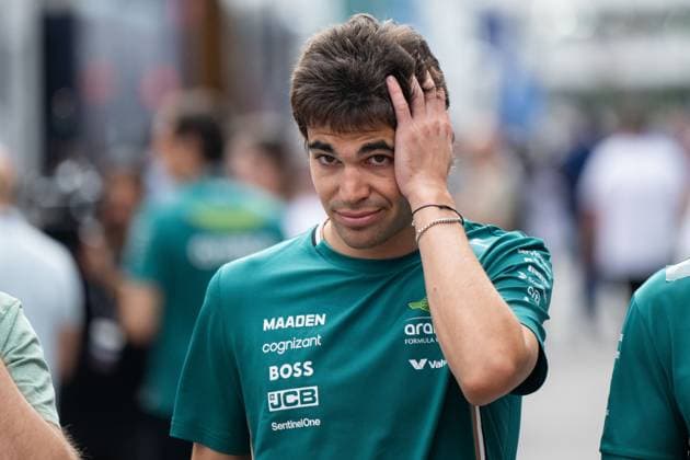 Lance Stroll (Aston Martin Aramco F1 Team, Kanada, 18) hält sich die Hand an den Kopf, ESP, Formel 1 Weltmeisterschaft, Aramco Grand Prix von Spanien, Circuit de Barcelona Catalunya, Qualifying, Saison 2025, 31.05.2025 ESP, Formel 1 Weltmeisterschaft, Aramco Grand Prix von Spanien, Circuit de Barcelona Catalunya, Qualifying, Saison 2025, 31.05.2025 Barcelona Copyright: xEibner-Pressefoto Memmlerx EP_MMR
