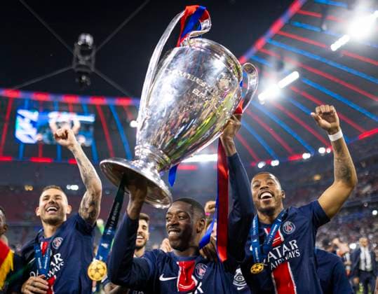 Munich, Germany. 31st Mar 2025. Ousmane Dembele (Paris) Paris Saint-Germain - Inter Mailand 31.05.2025