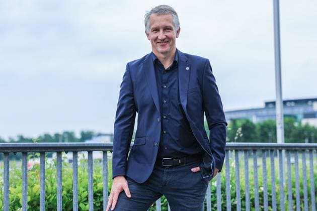 Vorstellung von Frank Baumann als Vorstand am 01.06.2025 in der VELTINS-Arena in Gelsenkirchen Frank Baumann ( Vorstand Sport Schalke )