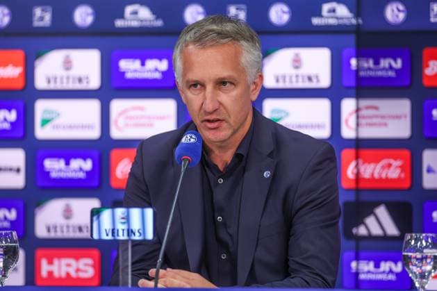 01.06.2025, Fussball, Saison 2024 2025, 2. Bundesliga, Vorstellung von Frank Baumann, Sportvorstand Frank Baumann (FC Schalke 04) Gelsenkirchen Veltins Arena NRW Deutschland xRHR-FOTOx