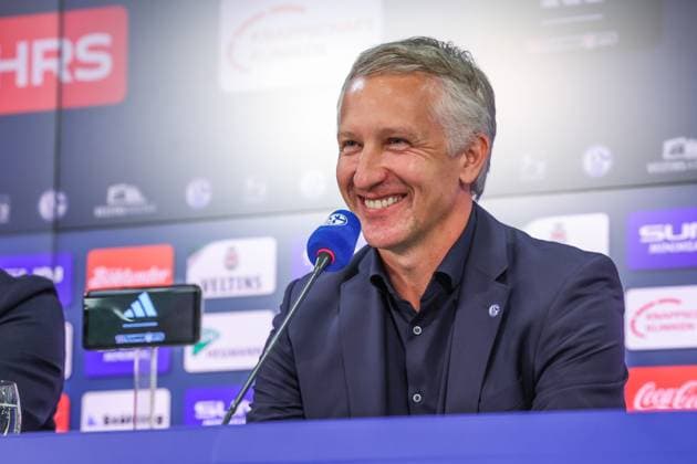 01.06.2025, Fussball, Saison 2024 2025, 2. Bundesliga, Vorstellung von Frank Baumann, Sportvorstand Frank Baumann (FC Schalke 04) Gelsenkirchen Veltins Arena NRW Deutschland xRHR-FOTOx
