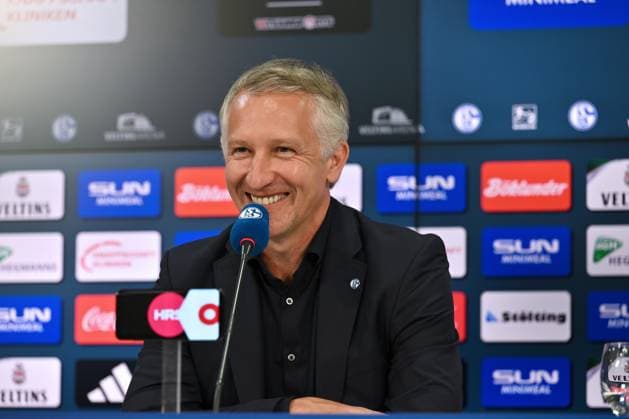 Frank Baumann (Vorstand FC Schalke 04) 01.06.2025, Fussball 2. Bundesliga, Vorstellung von Frank Baumann als Vorstand Sport beim FC Schalke 04. Foto: Maik Hölter Team2 Gelsenkirchen Veltins Arena Nordrhein Westfalen Deutschland
