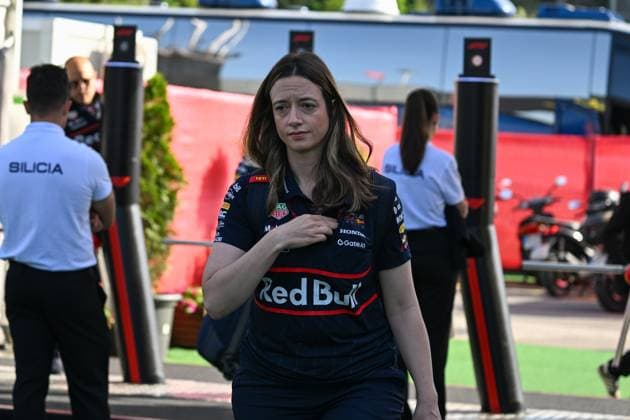 Formel 1 GP Barcelona Sonntag, 01.06.2025 Hannah Schmitz, Oracle Red Bull Racing; Formel 1 GP Barcelona Sonntag, 01.06.2025 Copyright: xBEAUTIFULxSPORTS Erlhofx