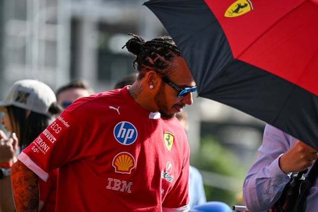 Formel 1 GP Barcelona Sonntag, 01.06.2025 Lewis Hamilton 44, Scuderia Ferrari; Formel 1 GP Barcelona Sonntag, 01.06.2025 Copyright: xBEAUTIFULxSPORTS Erlhofx