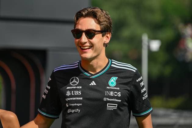 Formel 1 GP Barcelona Sonntag, 01.06.2025 George Russell 63, Mercedes-AMG Petronas F1 Team; Formel 1 GP Barcelona Sonntag, 01.06.2025 Copyright: xBEAUTIFULxSPORTS Erlhofx