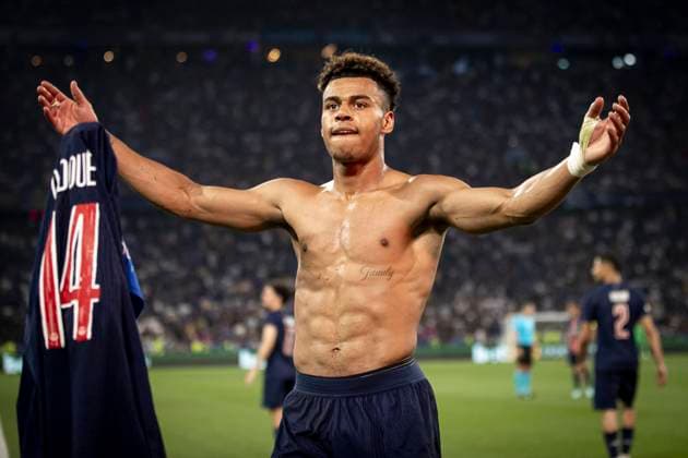 FOOTBALL : PSG vs Inter de Milan- Finale Ligue des Champions MUNCHEN, 31 05 2025, Allianz Arena DESIRE DOUE 14  Copyright: xElyxandroxCEGARRAx