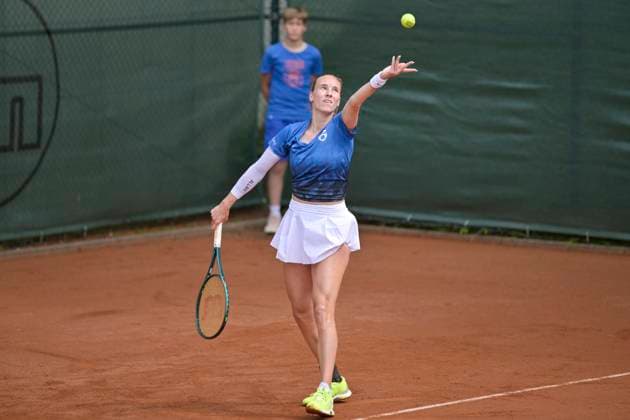 Koevermans, Anouk NED 01.06.2025 Tennis 1. Bundesliga Damen, TC Bredeney vs GW Luitpoldpark München, Tennis Club Bredeney, Essen,