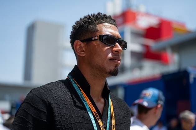 Jude Bellingham (England, Fussball Nationalmannschaft), ESP, Formel 1 Weltmeisterschaft, Aramco Grand Prix von Spanien, Circuit de Barcelona Catalunya, Rennen, Saison 2025, 01.06.2025 ESP, Formel 1 Weltmeisterschaft, Aramco Grand Prix von Spanien, Circuit de Barcelona Catalunya, Rennen, Saison 2025, 01.06.2025 Barcelona Copyright: xEibner-Pressefoto Memmlerx EP_MMR