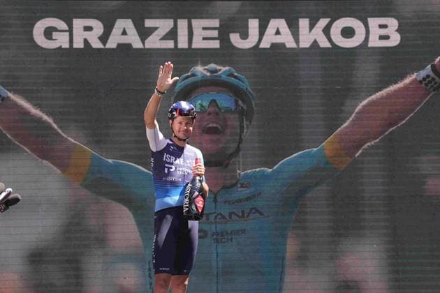 Last race for Fuglsang Jakob of Israel - Premier Tech retires during the stage 21 of the Giro d™Italia from Roma to Roma, Italy - Sunday, June 01, 2025. - cycling.  Copyright: xMarcoxAlpozzi LaPressex