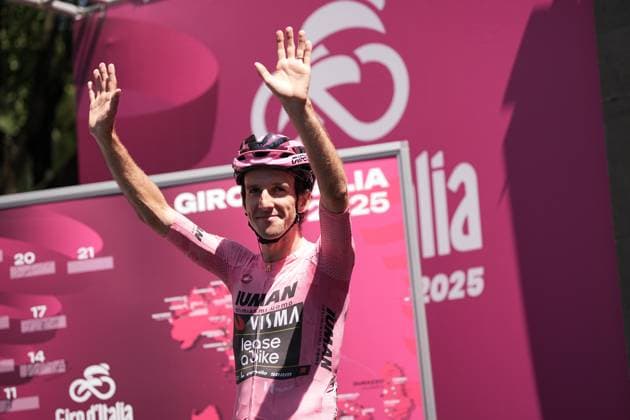 Yates Simon Philip of Team Visma Lease A Bike pink jersey during the stage 21 of the Giro d™Italia from Roma to Roma, Italy - Sunday, June 01, 2025. - cycling.  Copyright: xMarcoxAlpozzi LaPressex