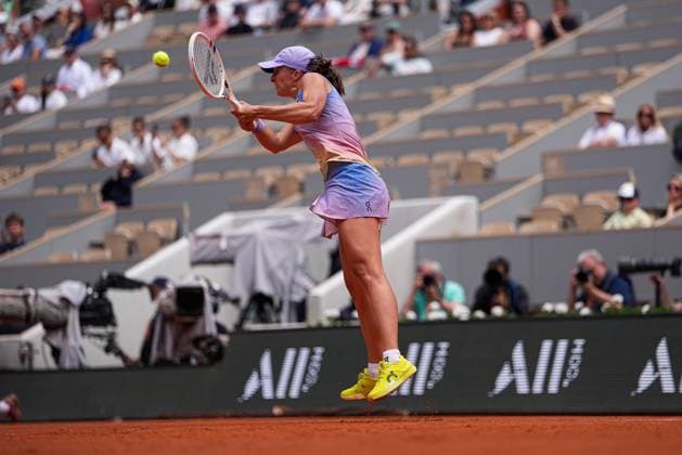 2025.06.01 Paryz French Open Roland Garros 2025 Iga Swiatek - Elena Rybakina N z Iga Swiatek Foto Pawel Andrachiewicz PressFocus 2025.06.01 Paris Tennis French Open Roland Garros 2025 Iga Swiatek - Elena Rybakina Iga Swiatek Credit: Pawel Andrachiewicz PressFocus NEWSPIX.PL --- newspix.pl 