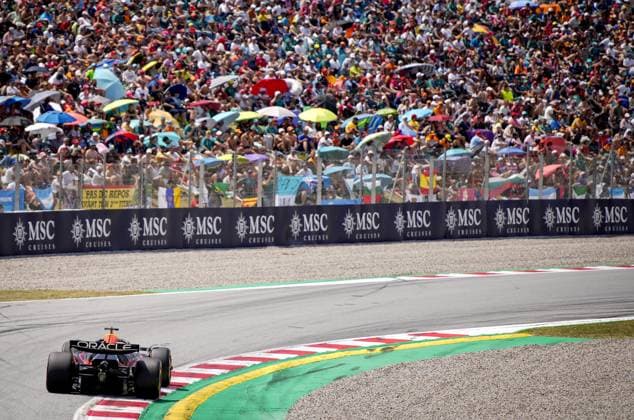 BARCELONA - Max Verstappen (Red Bull Racing) in action at the Circuit de Barcelona-Catalunya during the Spanish Grand Prix. ANP SANDER KING xVIxANPxSportx xxANPxIVx 529107901 originalFilename: 529107901.jpg
