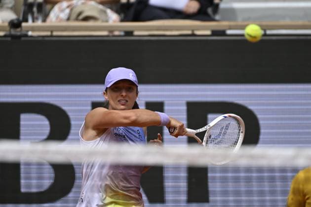 Tennis : Roland Garros 2025 - ITF - Tennis - Roland Garros 2025 - ITF - Iga Swiatek - Pologne France  Copyright: xChryslenexCaillaudx xPsnewzx