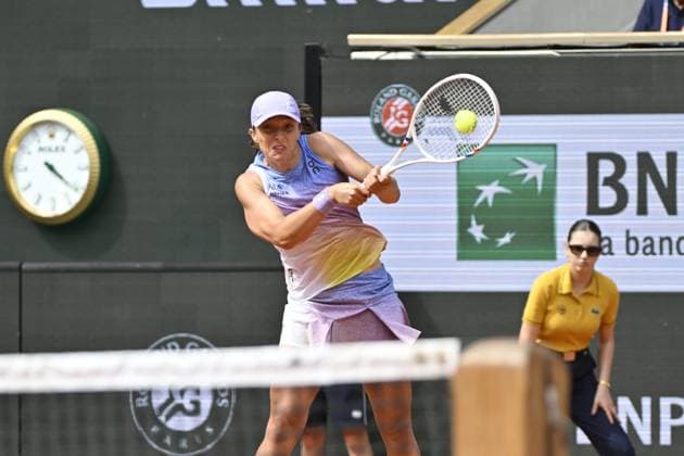 Tennis : Roland Garros 2025 - ITF - Tennis - Roland Garros 2025 - ITF - Iga Swiatek - Pologne France  Copyright: xChryslenexCaillaudx xPsnewzx