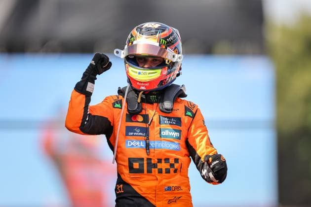 Oscar Piastri of Australia and McLaren , Race, F1 Grand Prix of Spain, am 01. June 2025 in Barcelona, Spain. (Foto von Diogo Cardoso DeFodi Images) Oscar Piastri of Australia and McLaren , Race, F1 Grand Prix of Spain, Circuit de Barcelona-Catalunya on June 1, 2025 in Barcelona, Spain. (Photo by Diogo Cardoso DeFodi Images)