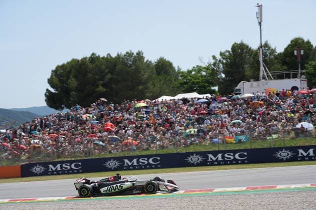 Formel 1 Aramco Grand Prix von Spanien 2025 01.06.2025, Circuit de Catalunya, Barcelona, Formel 1 Aramco Grand Prix von Spanien 2025 , im Bild Esteban Ocon (FRA), MoneyGram Haas F1 Team