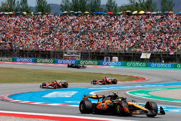 4 Lando Norris (GBR, McLaren F1 Team), F1 Grand Prix of Spain at Circuit de Barcelona-Catalunya on June 1, 2025 in Barcelona, Spain. (Photo by HOCH ZWEI) Barcelona Spain