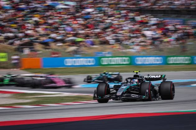 12 Andrea Kimi Antonelli (ITA, Mercedes-AMG Petronas F1 Team), F1 Grand Prix of Spain at Circuit de Barcelona-Catalunya on June 1, 2025 in Barcelona, Spain. (Photo by HOCH ZWEI) Barcelona Spain