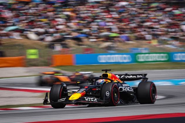 1 Max Verstappen (NLD, Oracle Red Bull Racing), F1 Grand Prix of Spain at Circuit de Barcelona-Catalunya on June 1, 2025 in Barcelona, Spain. (Photo by HOCH ZWEI) Barcelona Spain