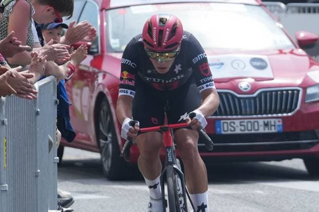 CYCLING - BOUCLES DE LA MAYENNE 2025 - STAGE 3 Pierre Latour during the Stage 3 of the Boucles de la Mayenne - CrÃ dit Mutuel, UCI ProSeries Cycling event, Javron-les-Chapelles - Laval (163,4 Km) on 1 June 2025 in Laval, France - Photo Laurent Lairys PSNEWZ LavalFrance  Copyright: xLaurentxLairysx