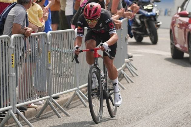 CYCLING - BOUCLES DE LA MAYENNE 2025 - STAGE 3 Pierre Latour during the Stage 3 of the Boucles de la Mayenne - CrÃ dit Mutuel, UCI ProSeries Cycling event, Javron-les-Chapelles - Laval (163,4 Km) on 1 June 2025 in Laval, France - Photo Laurent Lairys PSNEWZ LavalFrance  Copyright: xLaurentxLairysx