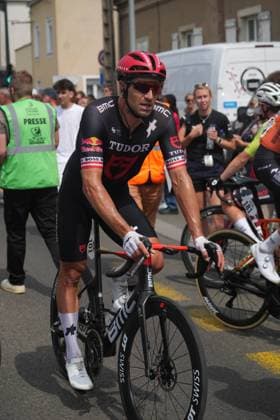 CYCLING - BOUCLES DE LA MAYENNE 2025 - STAGE 3 Pierre Latour during the Stage 3 of the Boucles de la Mayenne - CrÃ dit Mutuel, UCI ProSeries Cycling event, Javron-les-Chapelles - Laval (163,4 Km) on 1 June 2025 in Laval, France - Photo Laurent Lairys PSNEWZ LavalFrance  Copyright: xLaurentxLairysx
