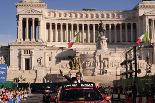 Urbano Cairo during the stage 21 of the Giro d™Italia from Roma to Roma, Italy - Sunday, June 01, 2025. - cycling.  Copyright: xFabioxFerrari LaPressex