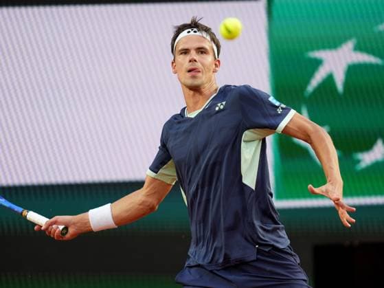 TENNIS - French Open 2025 PARIS,FRANCE,01.JUN.25 - TENNIS - ATP, Tennis Herren World Tour, French Open, Roland Garros, Grand Slam. Image shows Daniel Altmaier (GER).  GEPAxpictures xMichaelxRiedler
