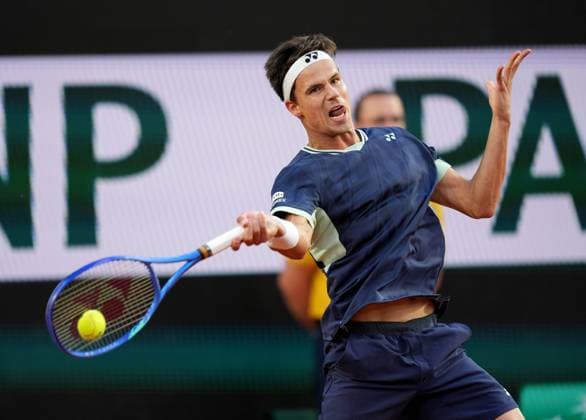 TENNIS - French Open 2025 PARIS,FRANCE,01.JUN.25 - TENNIS - ATP, Tennis Herren World Tour, French Open, Roland Garros, Grand Slam. Image shows Daniel Altmaier (GER).  GEPAxpictures xMichaelxRiedler